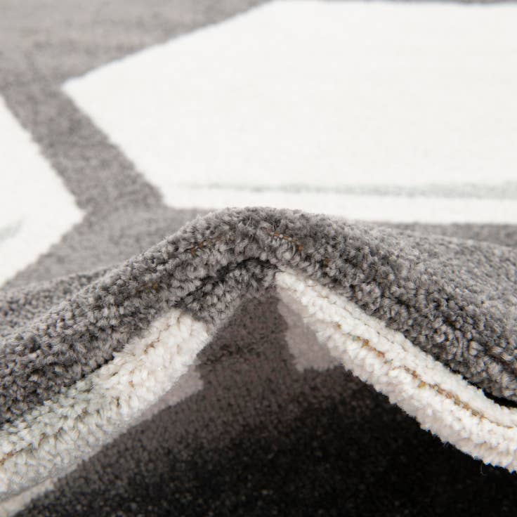 Detail image of 3' 3 x 3' 3 Soccer Ball Whimsy Kids Round Rug