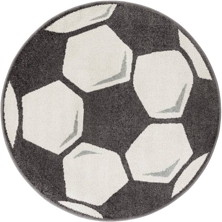 Detail image of 4' x 4' Whimsy Kids Round Rug