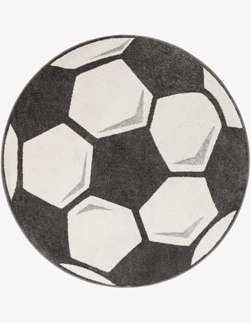 6' 7 x 6' 7 Whimsy Kids Round Rug