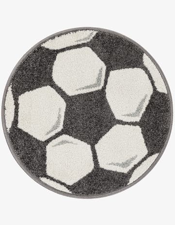 2' 2 x 2' 2 Whimsy Kids Round Rug