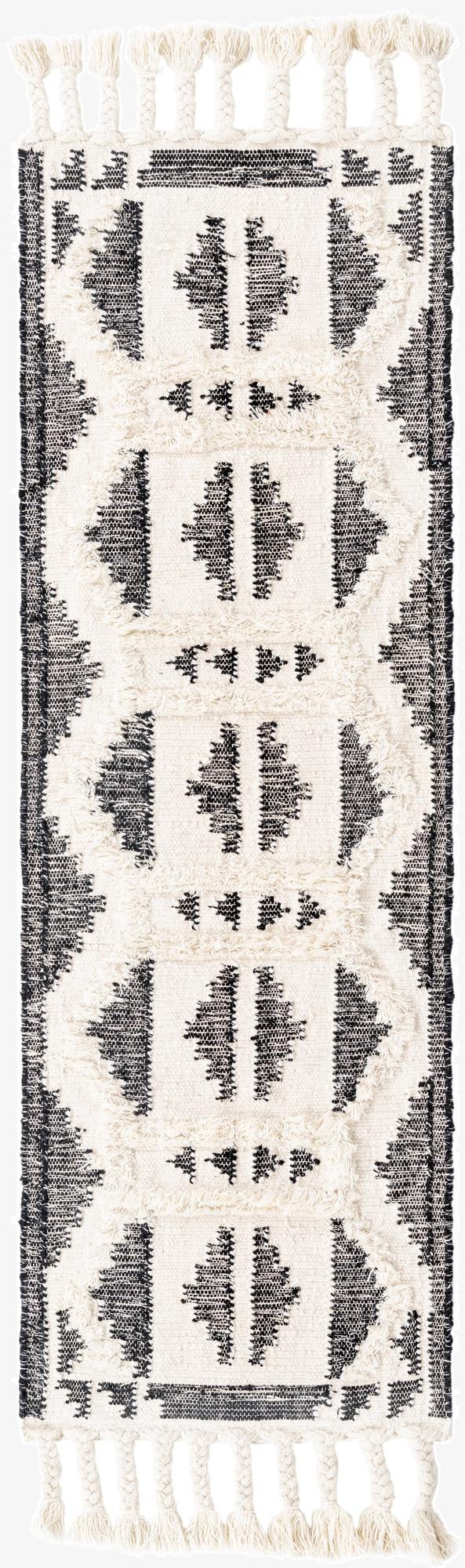 2' 2 x 6' 1  Hand Woven Arizona Wool Runner Rug