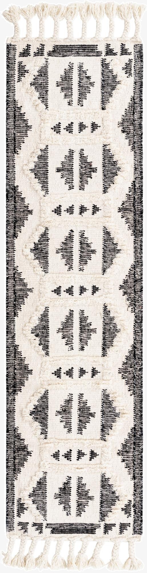 Primary image 2' 2 x 8' 2  Hand Woven Arizona Wool Runner Rug
