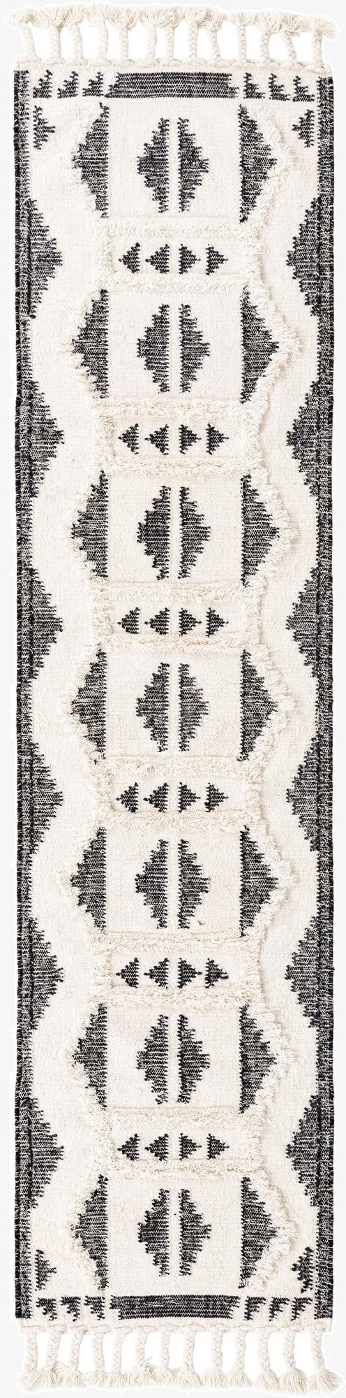 2' 7 x 10'  Hand Woven Arizona Wool Runner Rug