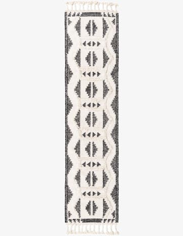 2' 7 x 10' Hand Woven Arizona Wool Runner Rug