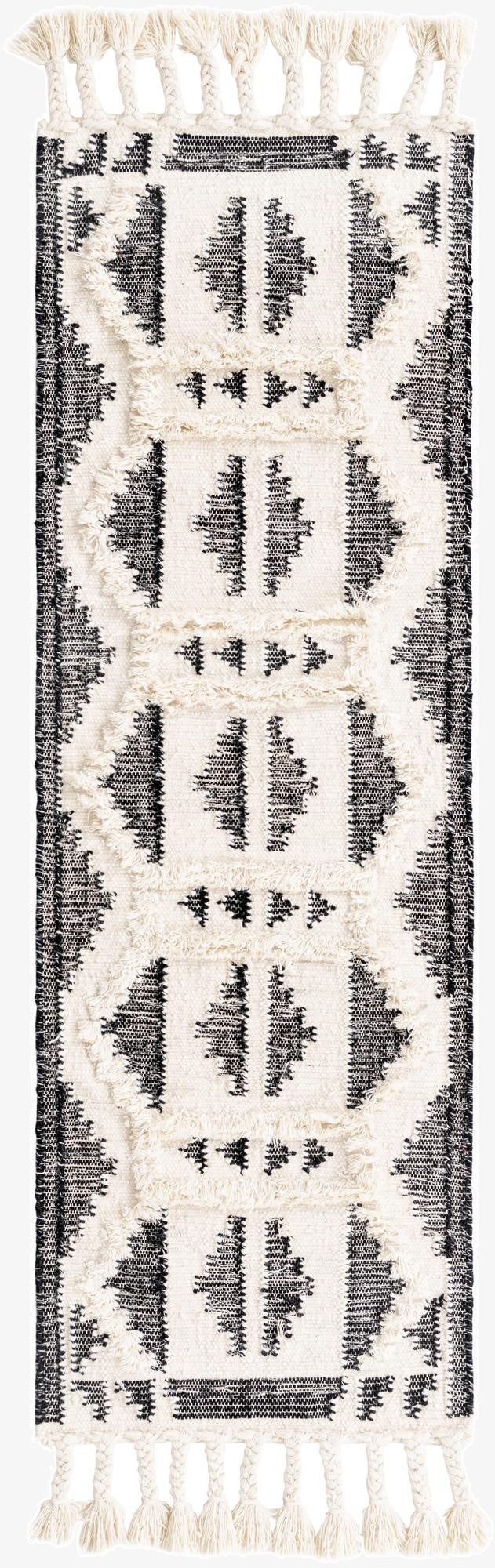 2' 2 x 5' 1  Hand Woven Arizona Wool Runner Rug