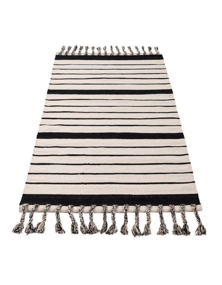 Detail image of 3' 1 x 6' 7  Hand Woven Chindi Cotton Runner Rug