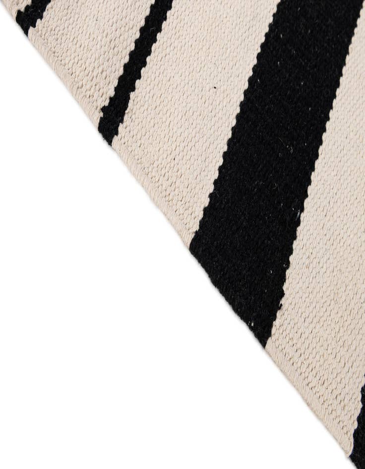 Detail image of 3' 1 x 6' 7  Hand Woven Chindi Cotton Runner Rug