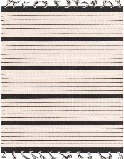 Detail image of 2' 7 x 12' Hand Woven Chindi Cotton Runner Rug