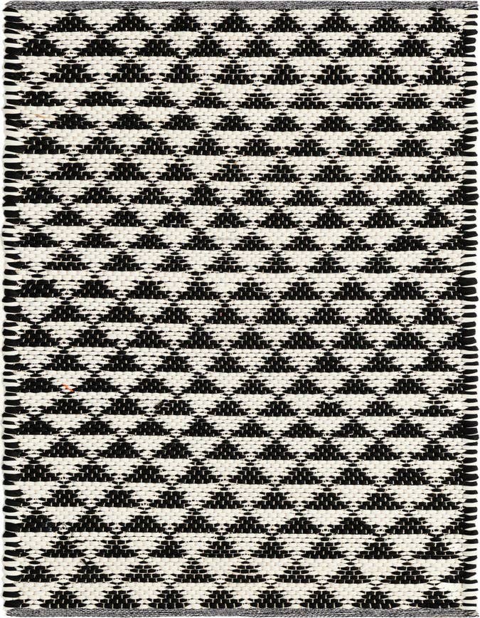 Detail image of 2' 2 x 6' 1 Hand Woven Chindi Jute Runner Rug