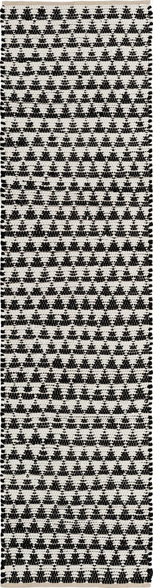 2' 7 x 10'  Hand Woven Chindi Jute Runner Rug