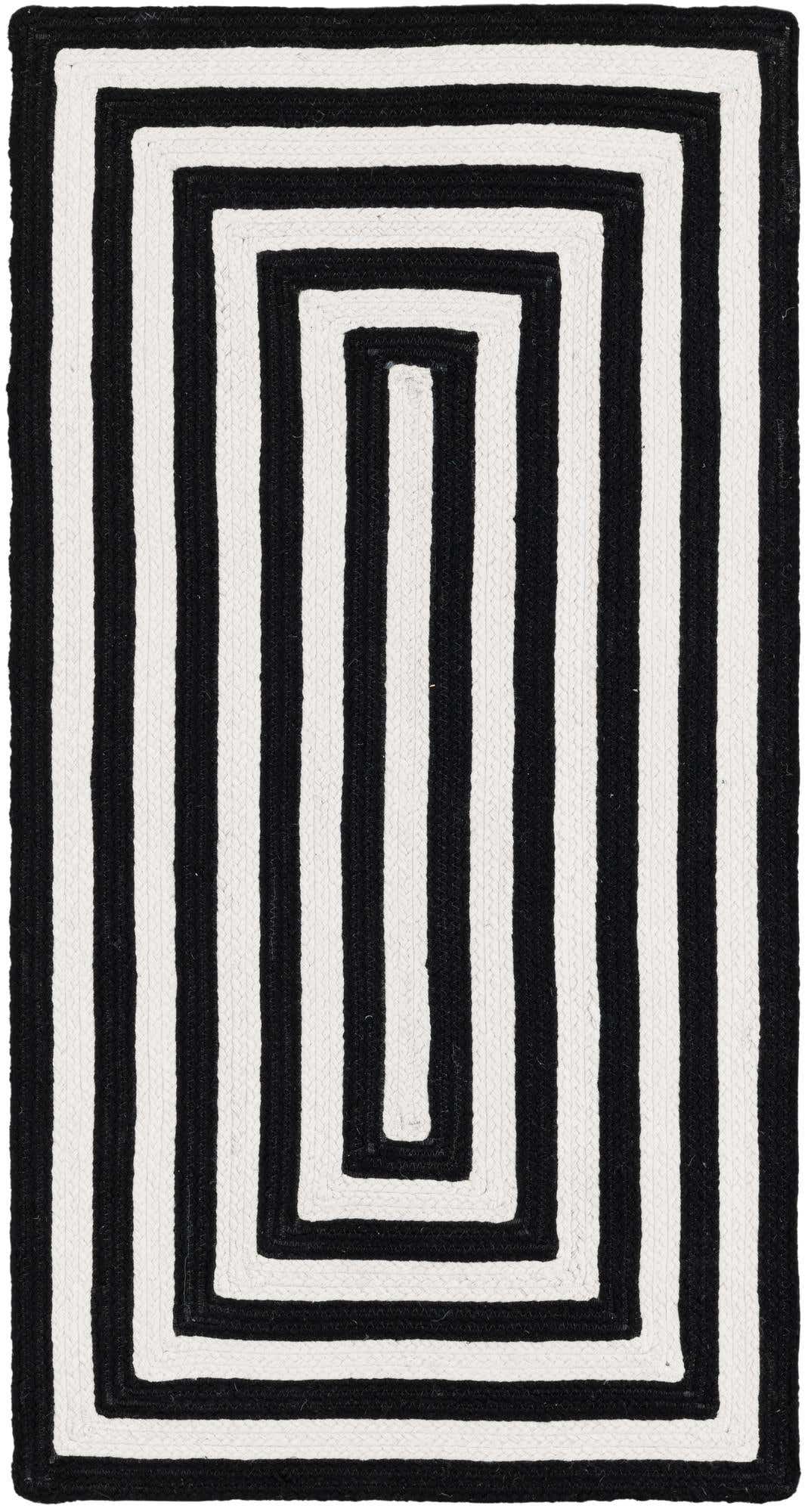 2' x 4' 1 Easy-Clean Eco Verse Washable Indoor / Outdoor Runner Rug