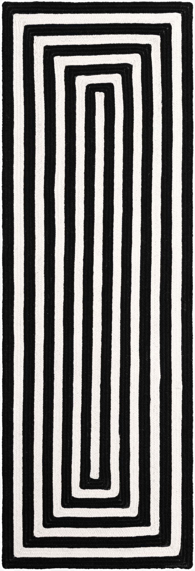 Primary image 2' x 6' 1  Hand Woven Eco Verse   Washable Indoor / Outdoor Runner Rug