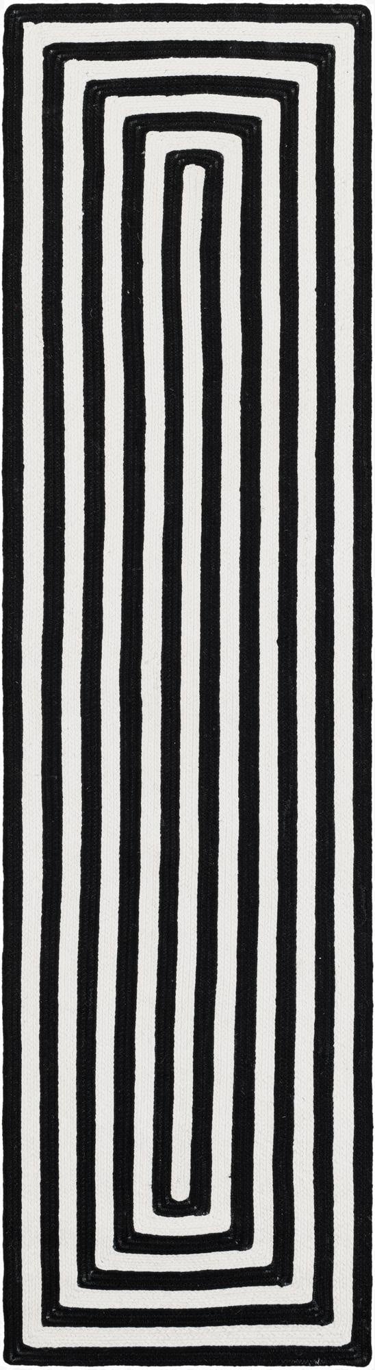 2' x 8'  Hand Woven Eco Verse   Washable Indoor / Outdoor Runner Rug