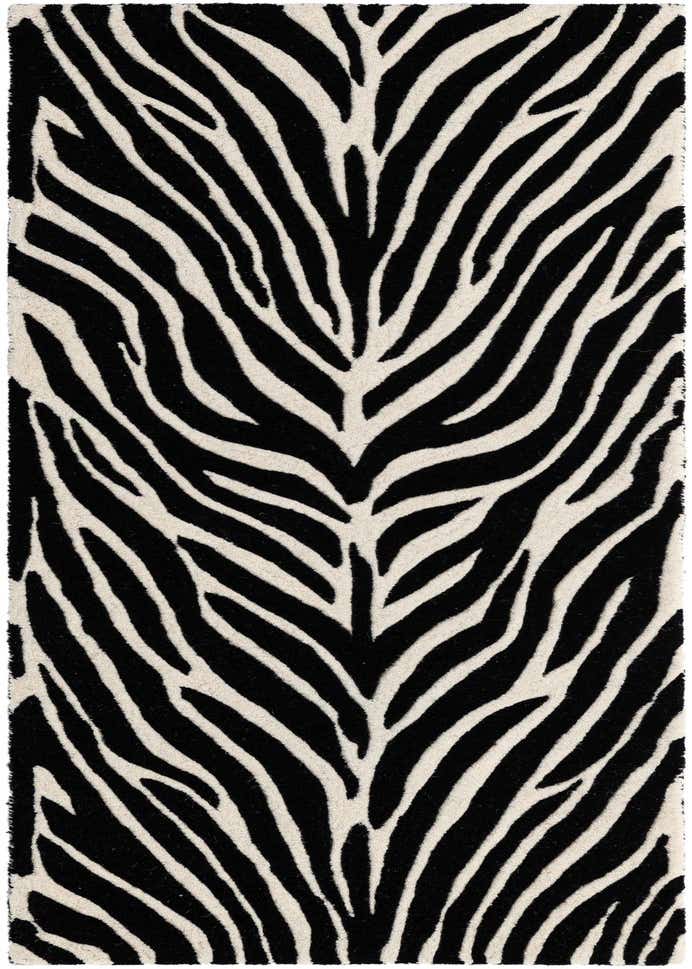 2' x 6' 1 Hand Tufted Safari Wool Runner Rug