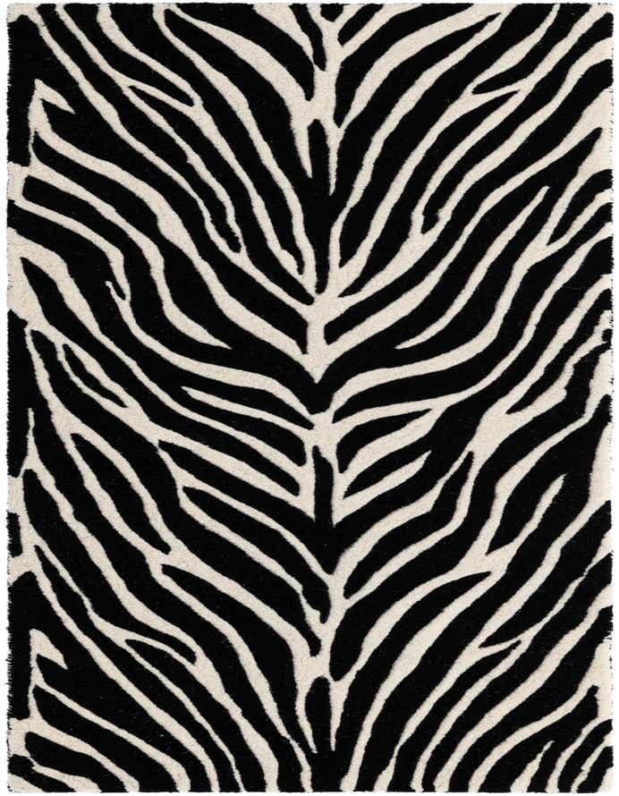 2' x 6' 1 Hand Tufted Safari Wool Runner Rug