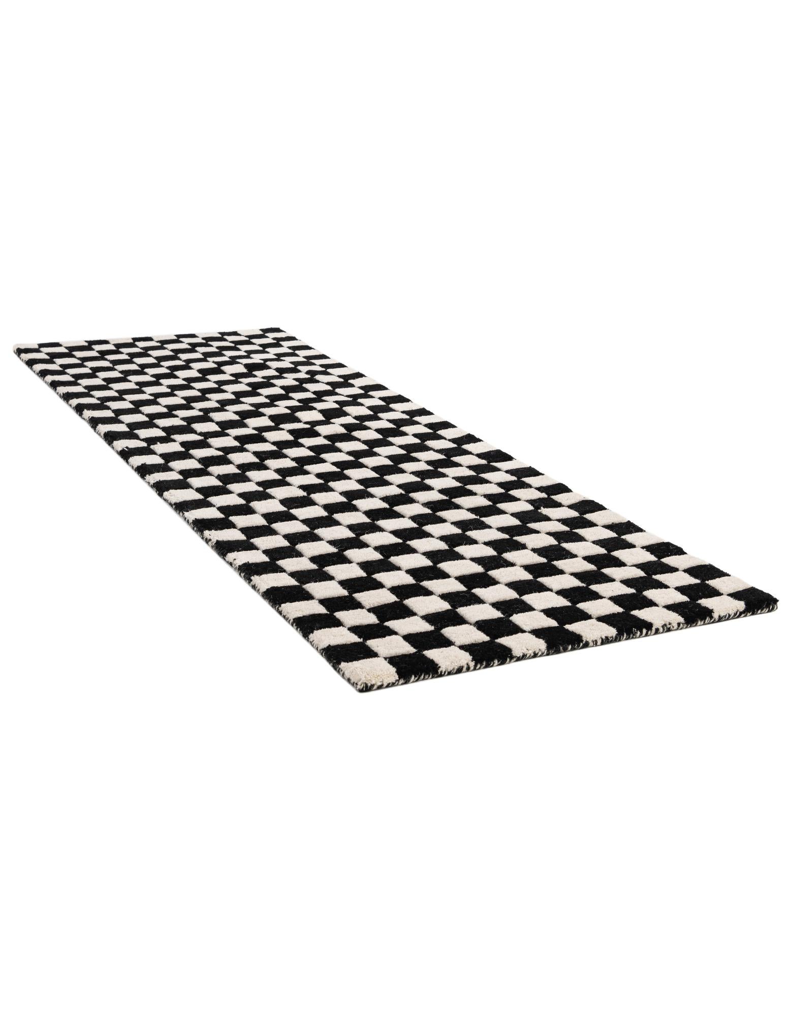 2' x 6' 1 Hand Tufted Wool Runner Rug