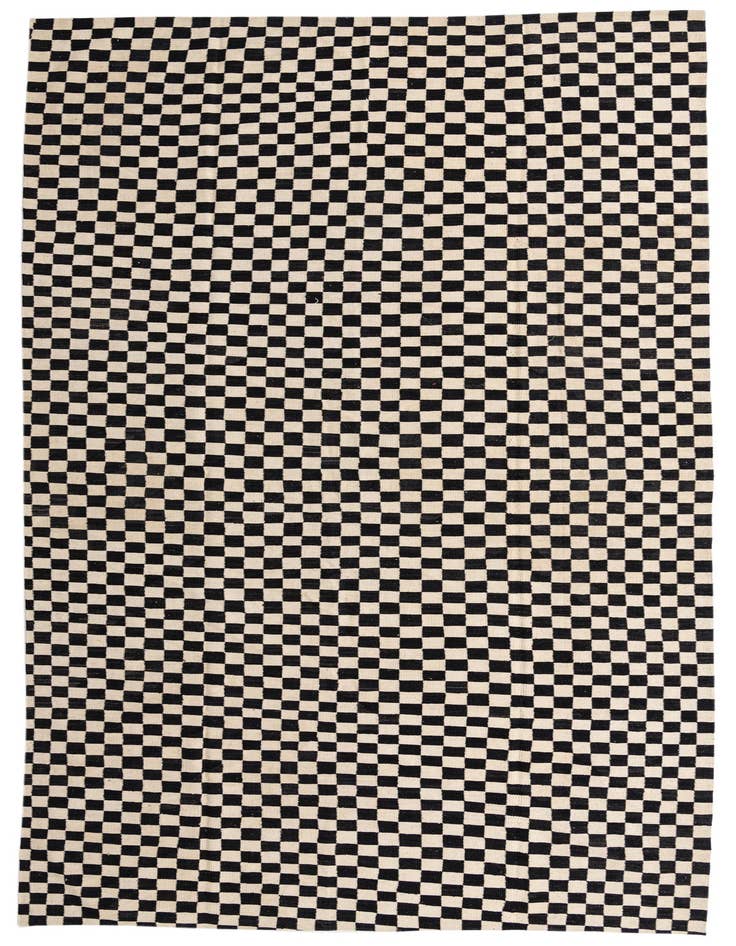 Detail image of 8' 3 x 16' 1 Hand Woven Kilim Modern Wool Runner Rug