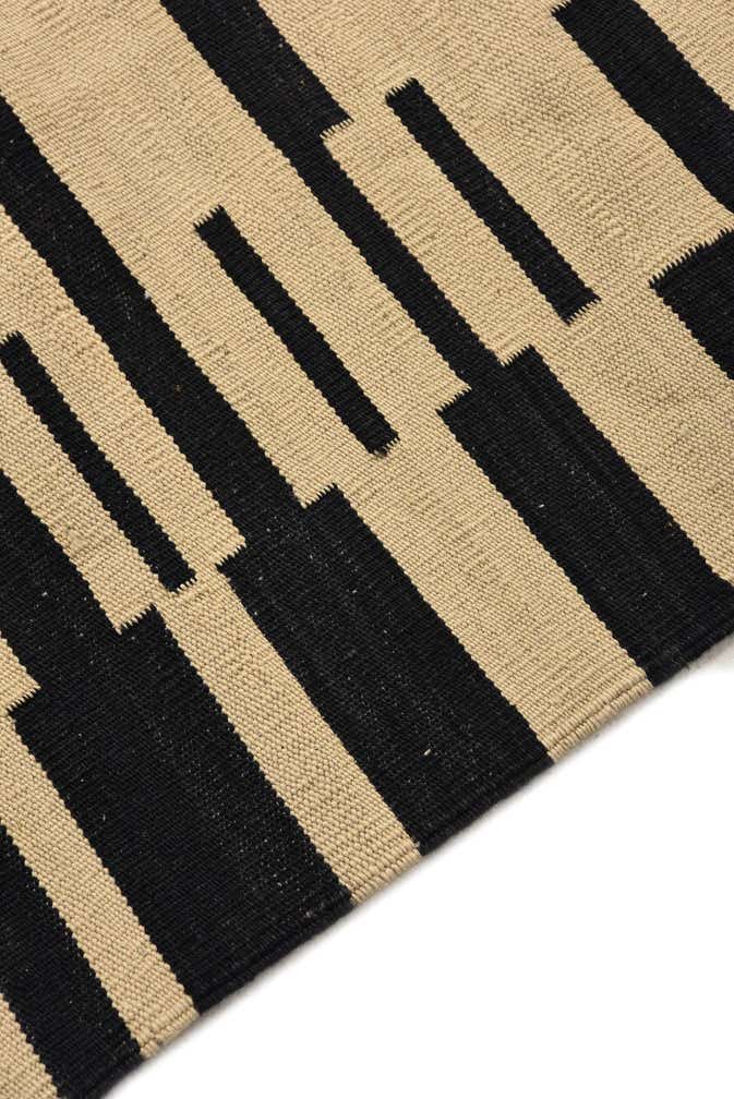 2' 10 x 7' 9 Hand Woven Kilim Modern Wool Runner Rug