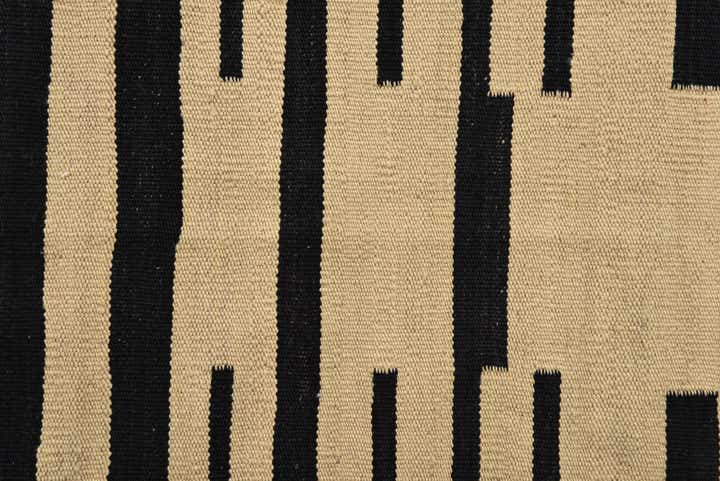 2' 10 x 7' 9 Hand Woven Kilim Modern Wool Runner Rug