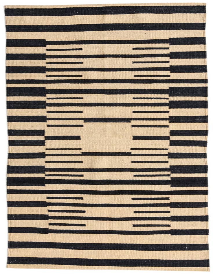Detail image of 2' 10 x 7' 9 Hand Woven Kilim Modern Wool Runner Rug