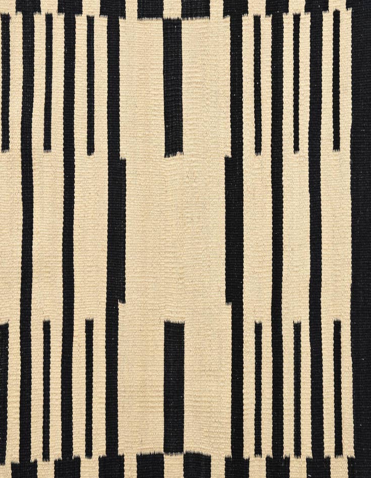 Detail image of 2' 10 x 7' 6 Hand Woven Kilim Modern Wool Runner Rug