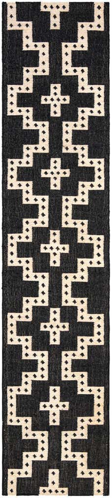 2' 7 x 12' Hand Woven Kilim Wool Runner Rug