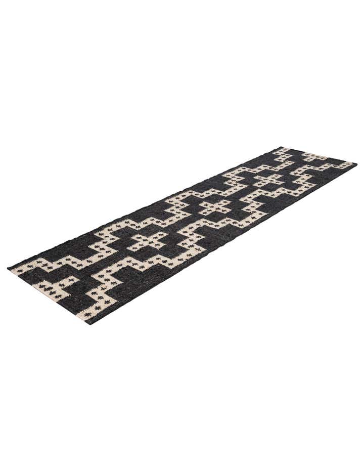 2' x 8' Hand Woven Kilim Wool Runner Rug