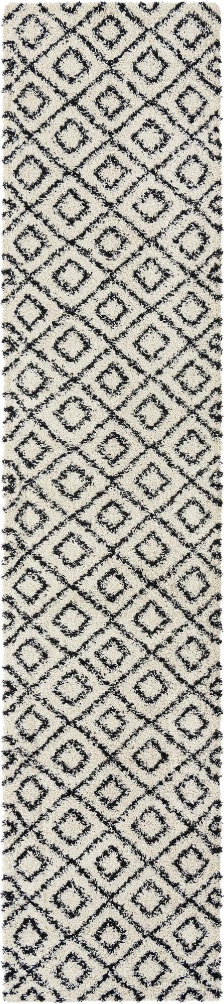 3' 3 x 16' 5 Lattice Shag Runner Rug