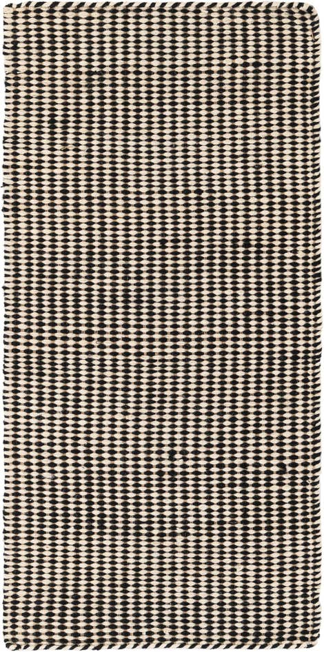 Detail image of 2' x 4' 1 Hand Woven Laurel Handwoven Jute Runner Rug