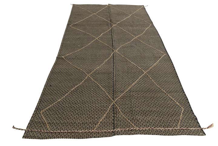 5' 6 x 11' 9 Hand Knotted Moroccan Wool Runner Rug