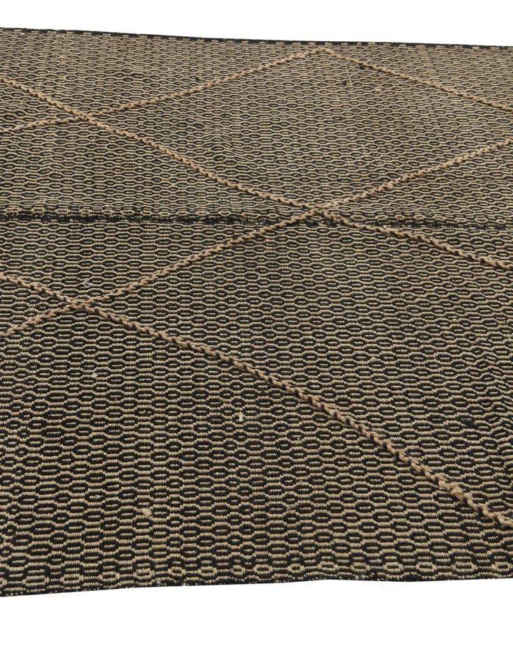 Detail image of 5' 6 x 11' 9 Hand Knotted Moroccan Wool Runner Rug