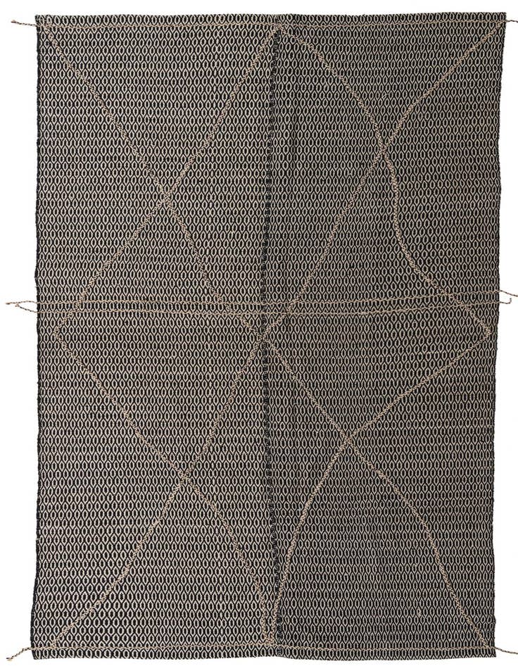 Detail image of 6' 6 x 14' 6 Hand Knotted Moroccan Wool Runner Rug