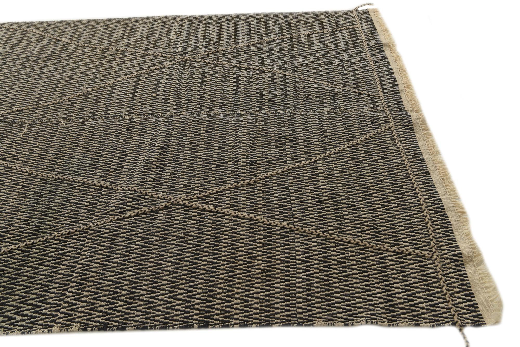 6' 6 x 14' 5 Hand Knotted Moroccan Wool Runner Rug