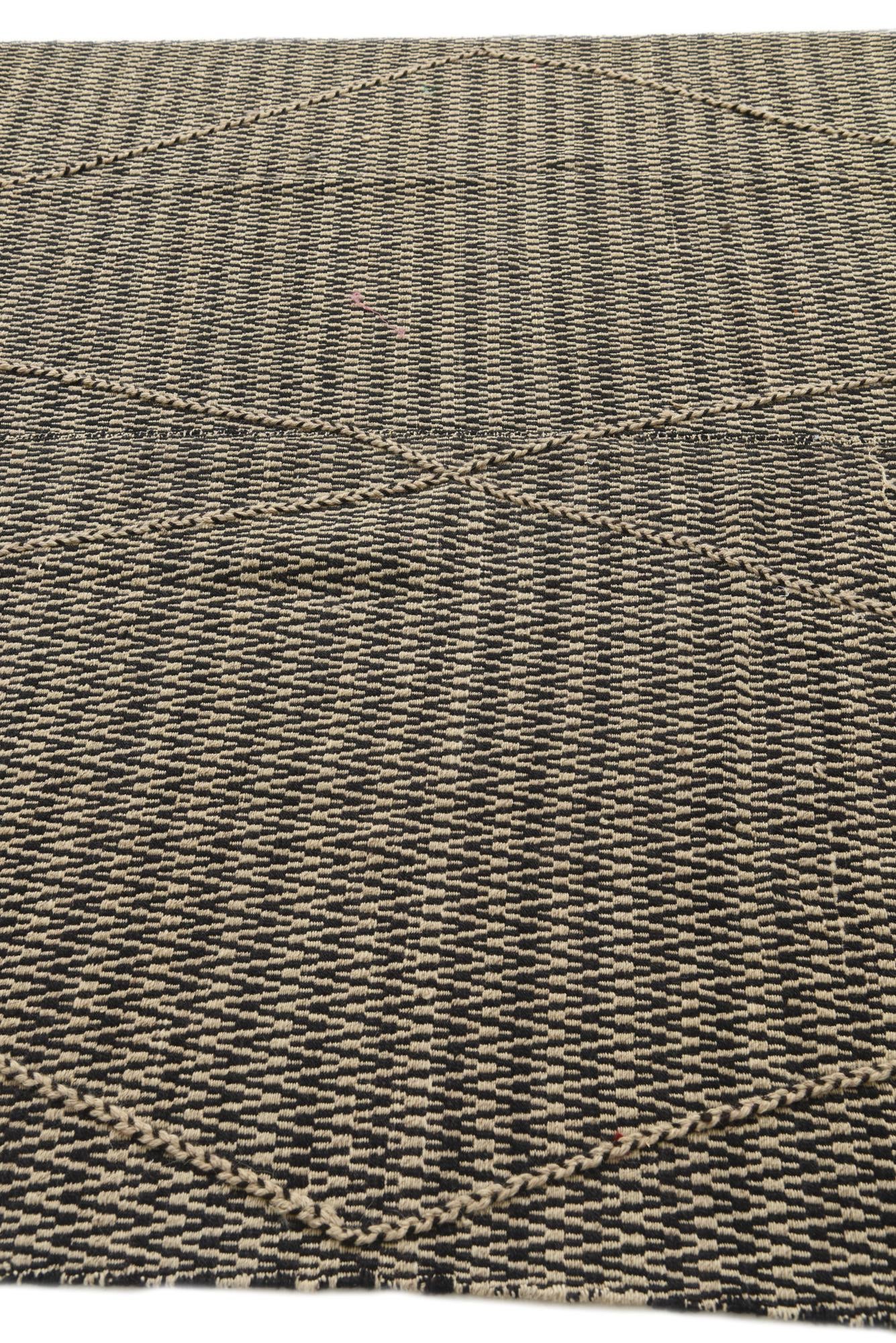 6' 6 x 14' 5 Hand Knotted Moroccan Wool Runner Rug