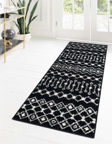 2' x 7' Moroccan Trellis Runner Rug