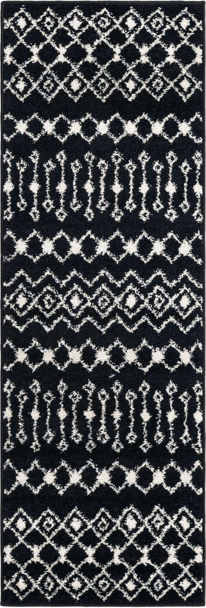 2' x 6' Moroccan Trellis Runner Rug