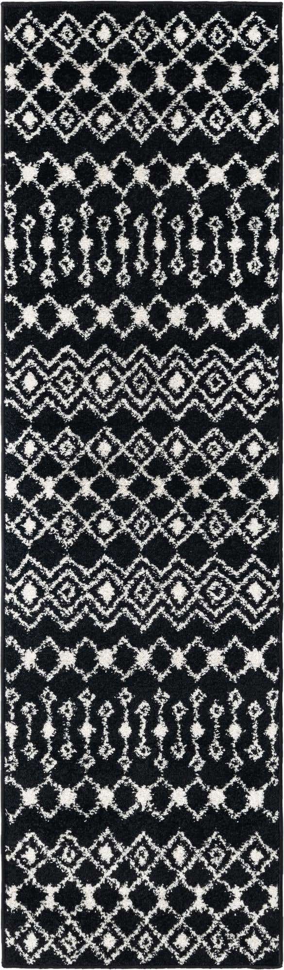 2' x 7' Moroccan Trellis Runner Rug