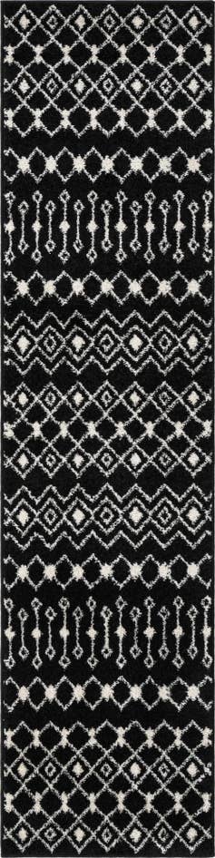 Detail image of 2' x 8' Moroccan Trellis Runner Rug