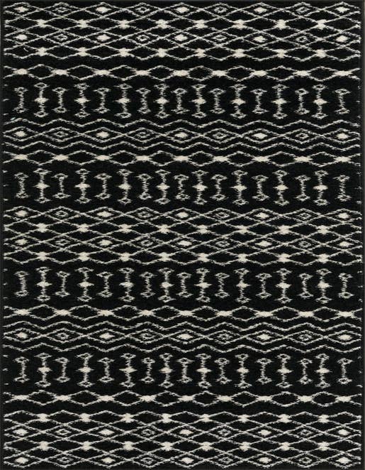 Detail image of 2' 7 x 10' Moroccan Trellis Runner Rug