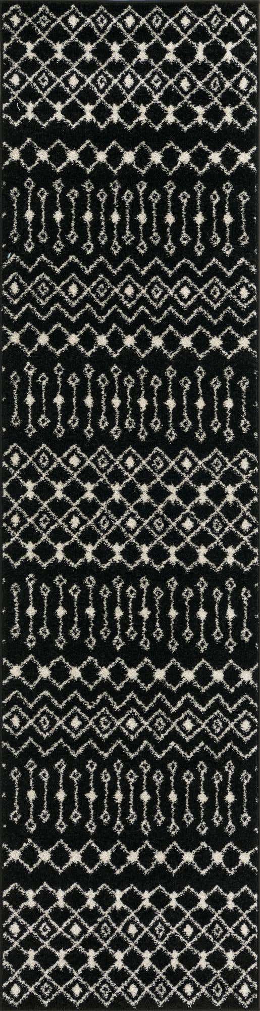 2' 7 x 10' Moroccan Trellis Runner Rug