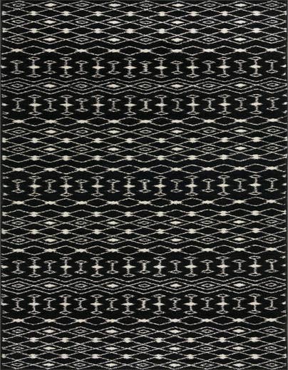 Detail image of 3' 3 x 16' 5 Moroccan Trellis Runner Rug