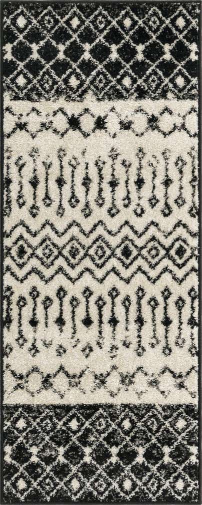 2' x 5' 3 Moroccan Trellis Runner Rug
