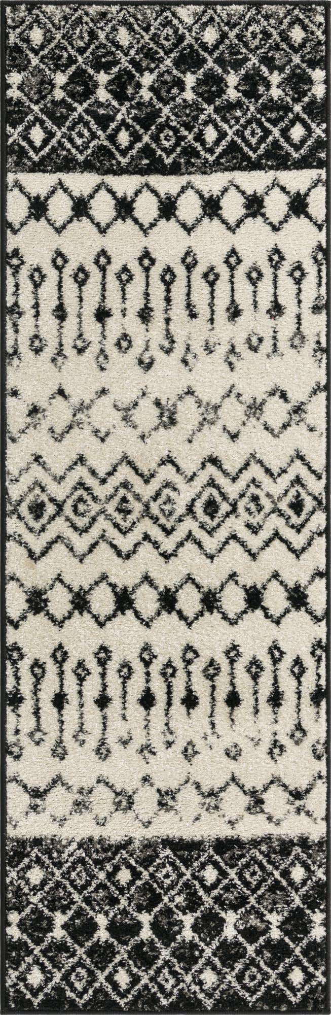 2' x 6' Moroccan Trellis Runner Rug