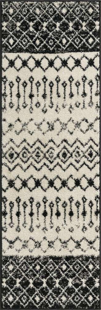 2' x 6' Moroccan Trellis Runner Rug