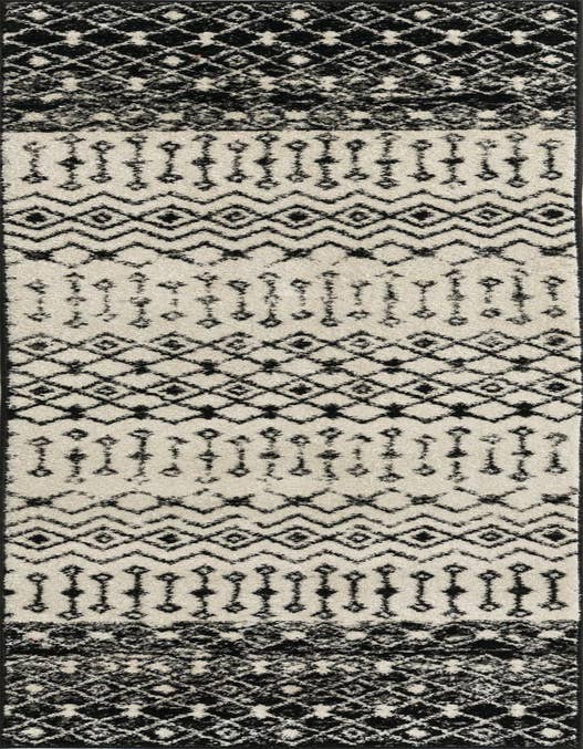 Detail image of 2' 7 x 10' Moroccan Trellis Runner Rug