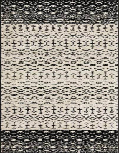 Detail image of 3' 3 x 16' 5 Moroccan Trellis Runner Rug