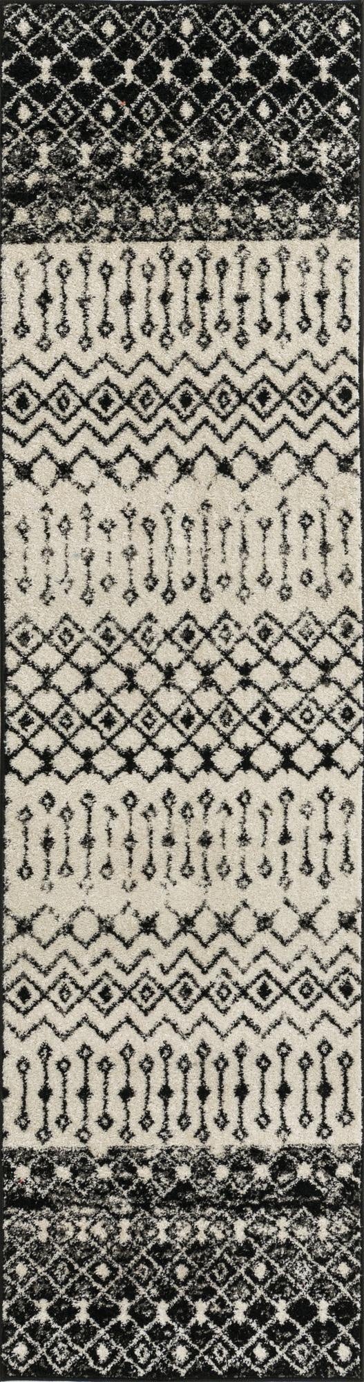 2' 7 x 10' Moroccan Trellis Runner Rug