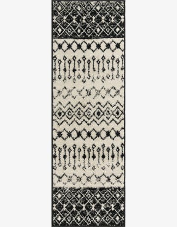 2' x 6' Moroccan Trellis Runner Rug