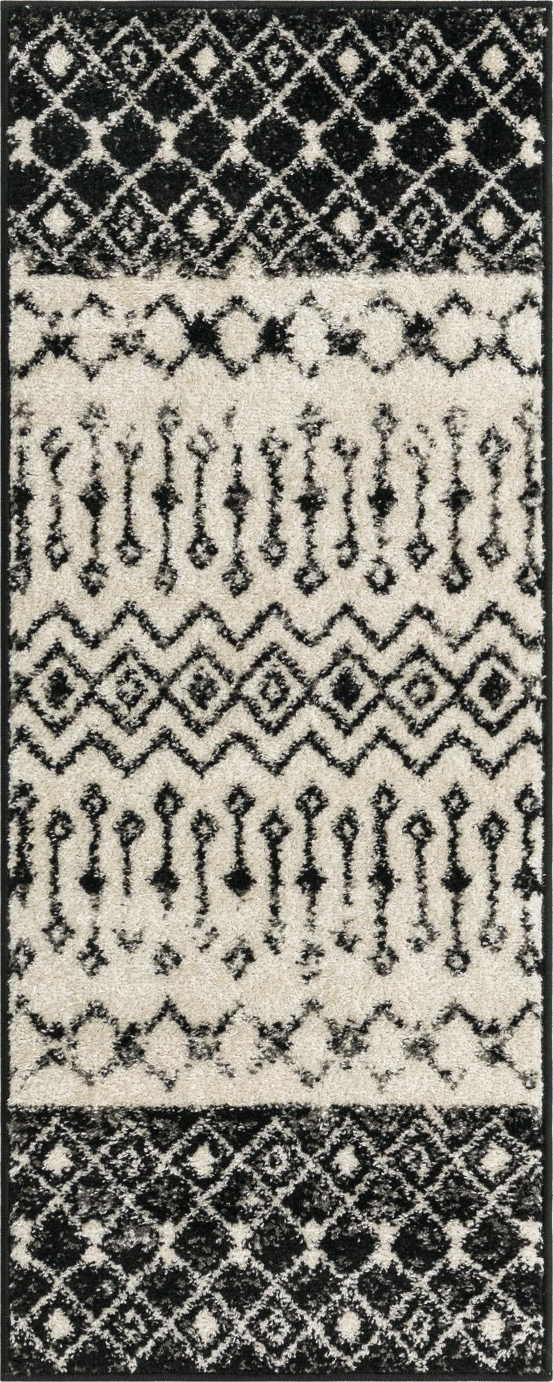 2' x 5' 3 Moroccan Trellis Runner Rug