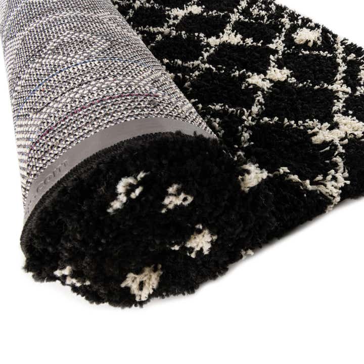 2' 7 x 10' Moroccan Trellis Shag Runner Rug